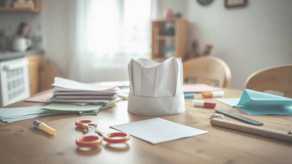 Jak zrobić czapkę kucharską z papieru dla dzieci?
