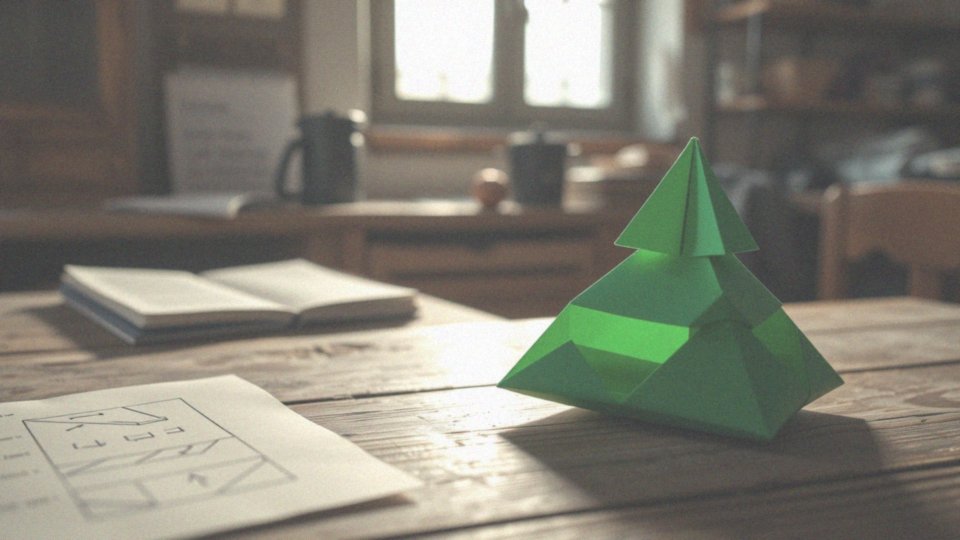 Jakie techniki składania papieru są najlepsze dla choinki 3D?