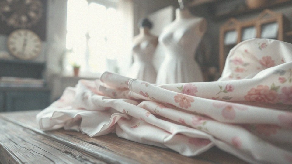 Jakie materiały są polecane do sukienek w kwiaty na wesele?