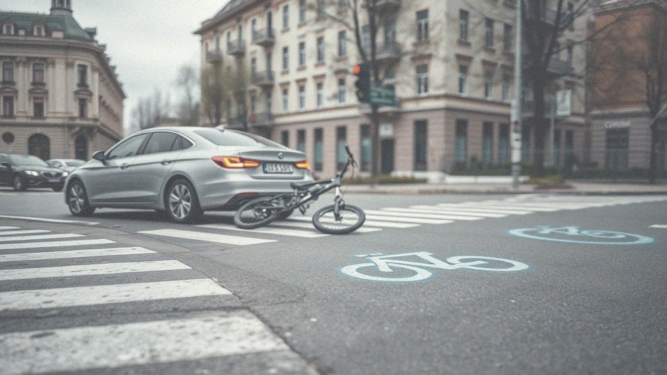 Kiedy kierowca może otrzymać mandat za potrącenie rowerzysty?