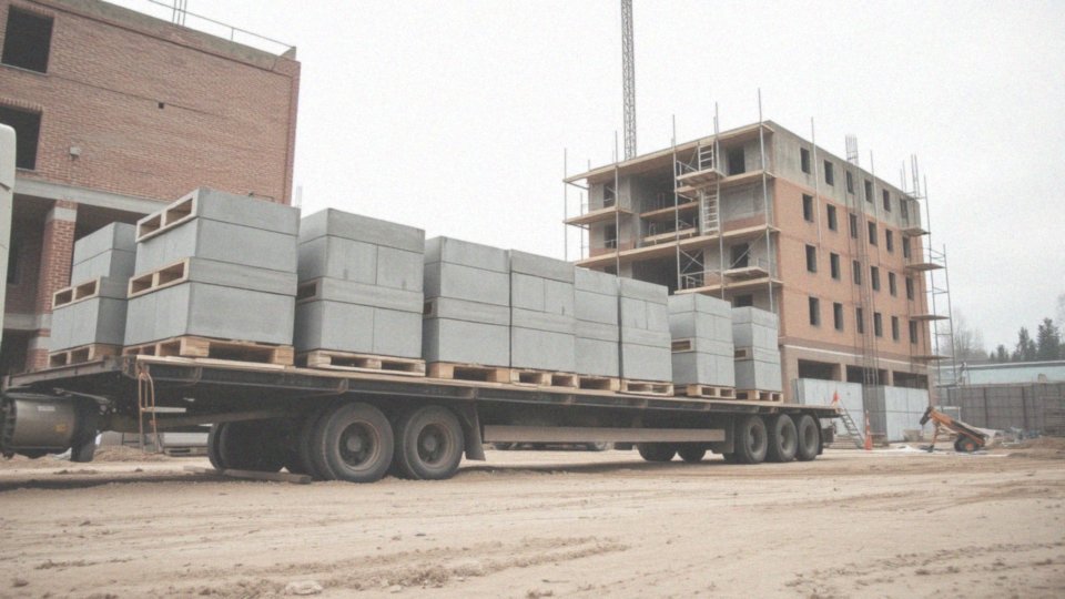 Jak transportować bloczki betonowe fundamentowe?