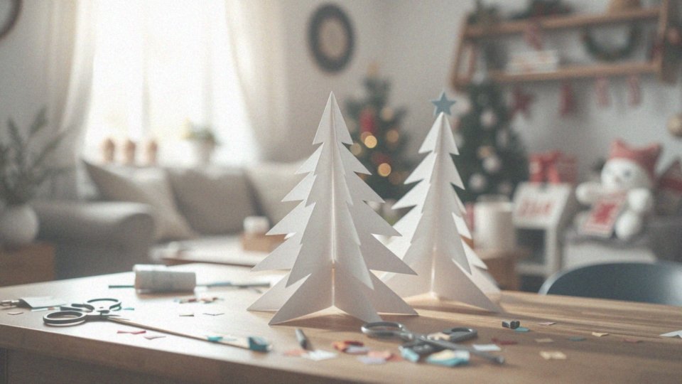 Jakie są różne style choinek z papieru?